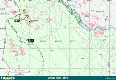 WalkGPS - Mount Dale Walk Area - Darling Range Preview 1