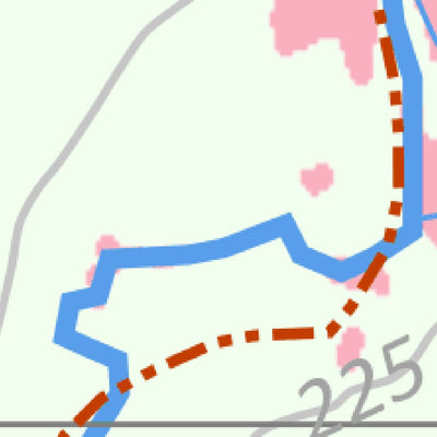 WalkGPS WalkGPS - Turtle Pool downstream Walk Area - Darling Range digital map