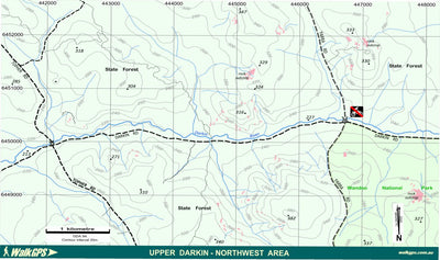 WalkGPS - Upper Darkin NW Walk Area - Darling Range Preview 1