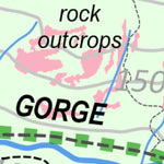 WalkGPS WalkGPS - Wungong Gorge Walk Area - Darling Range digital map
