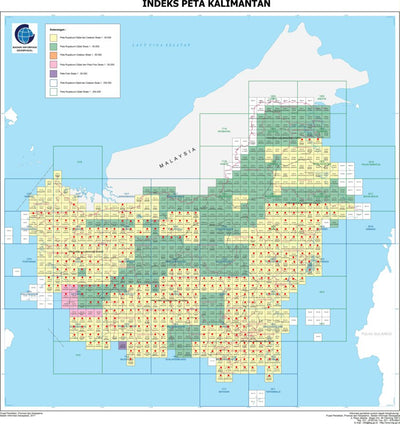 Wanto Nurjaman INDEKS PETA RBI KALIMANTAN digital map