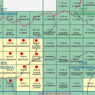 Wanto Nurjaman INDEKS PETA RBI KALIMANTAN digital map