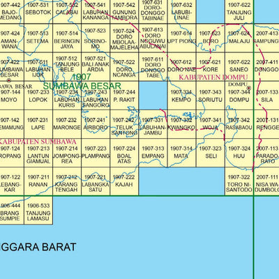 Wanto Nurjaman INDEKS PETA RBI NTB DAN NTT digital map