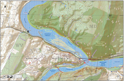 Washington County MD GIS Potomac River Atlas of Washington County Maryland Map Bundle bundle
