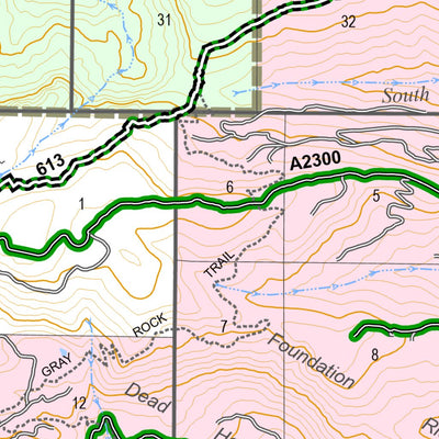 Ahtanum Green Dot Road Map Preview 2