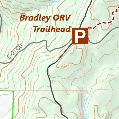 Washington State Department of Natural Resources Bradley Trail digital map