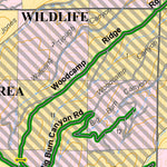 Washington State Department of Natural Resources Oak Creek Green Dot Road Map digital map