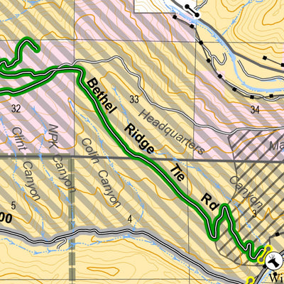 Oak Creek Green Dot Road Map Preview 2