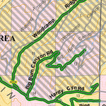 Washington State Department of Natural Resources Wenas Green Dot Road Map digital map