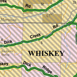 Whiskey Dick-Quilomene Green Dot Road Map Preview 3