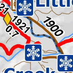 Washington State Parks Crow Creek Sno-Park digital map