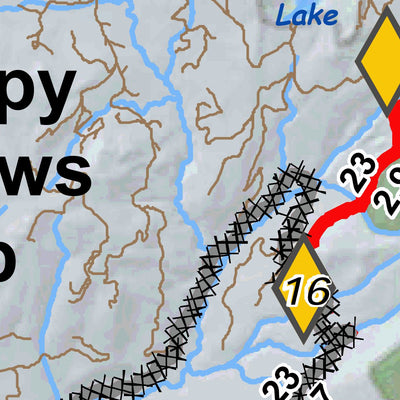 Washington State Parks Government Mineral Springs Sno-Park digital map