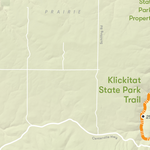 Klickitat State Park Trail Map, WASHINGTON Preview 2