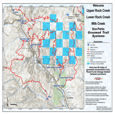 Washington State Parks Lower Rock Creek Sno-Park digital map