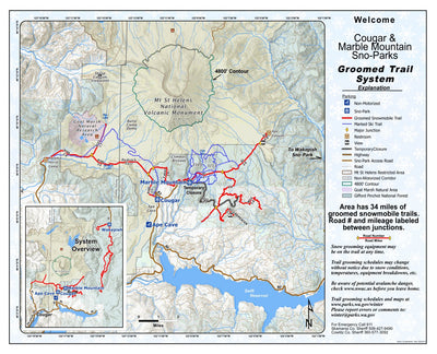 Washington State Parks Marble Mountain Sno-Park digital map