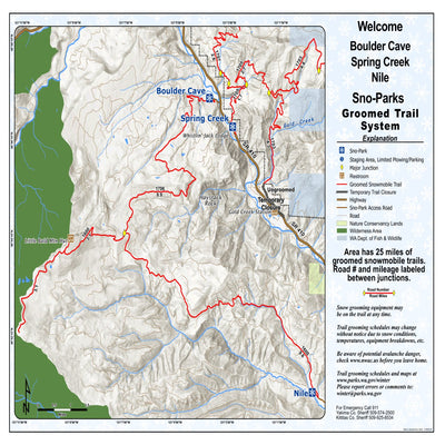 Washington State Parks Nile Sno-Park digital map