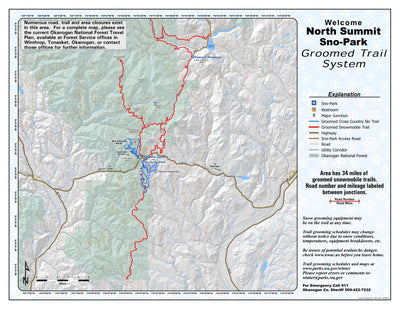 Washington State Parks North Summit Sno-Park digital map