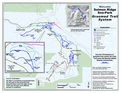 Washington State Parks Salmon Ridge Sno-Park digital map