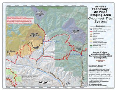 Washington State Parks Teanaway / 29 Pines Sno-Park digital map