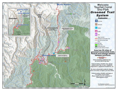 Washington State Parks Touchet Corral Sno-Park digital map