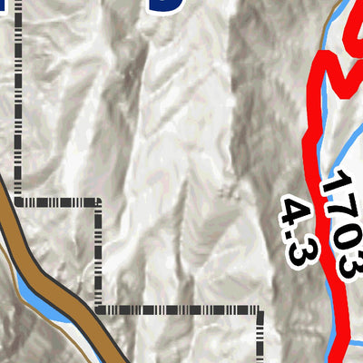 Washington State Parks Upper Rock Creek Sno-Park digital map