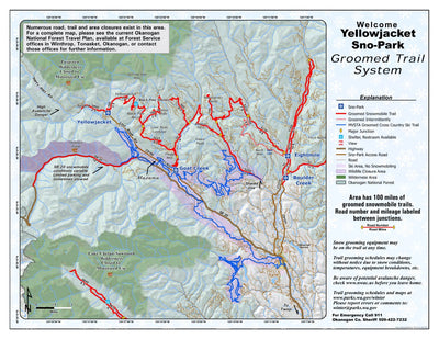 Washington State Parks Yellowjacket Sno-Park digital map