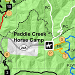 Wayne National Forest, Ironton Ranger District, Horse Trails Map Preview 2