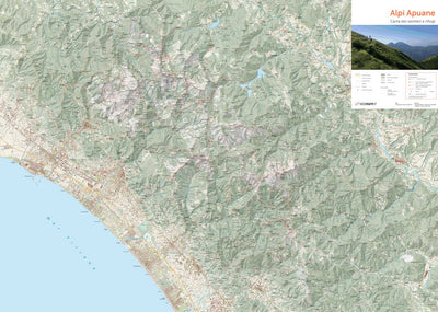 Webmapp Srl Alpi Apuane Hiking Trails Map 2018 Edition digital map