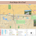 West Michigan Trails and Greenways Coalition Fred Meijer M6 Trail Map digital map