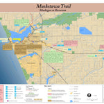 West Michigan Trails and Greenways Coalition Musketawa Trail from Muskegon to Ravenna Map digital map