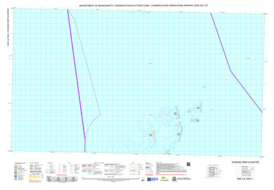 Western Australia Department of Biodiversity, Conservation and Attractions (DBCA) COG Series Map 1640-14: Evening Reef Easter digital map