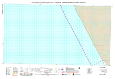 Western Australia Department of Biodiversity, Conservation and Attractions (DBCA) COG Series Map 1643-14: Zuytdorp digital map