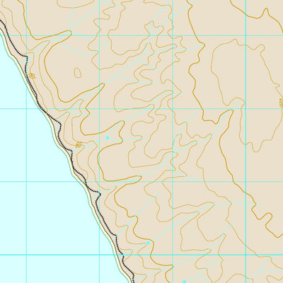 Western Australia Department of Biodiversity, Conservation and Attractions (DBCA) COG Series Map 1643-14: Zuytdorp digital map