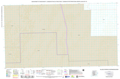 Western Australia Department of Biodiversity, Conservation and Attractions (DBCA) COG Series Map 1743-14: Billiecutherah and Noonaeragooda digital map