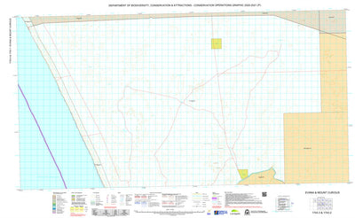 Western Australia Department of Biodiversity, Conservation and Attractions (DBCA) COG Series Map 1743-23: Evana and Mount Curious digital map