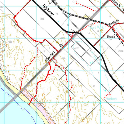 Western Australia Department of Biodiversity, Conservation and Attractions (DBCA) COG Series Map 1839-14: Bookara digital map