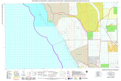 Western Australia Department of Biodiversity, Conservation and Attractions (DBCA) COG Series Map 1936-23: Wedge Island and Walyengarra digital map