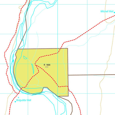 Western Australia Department of Biodiversity, Conservation and Attractions (DBCA) COG Series Map 1943-23: Glasses Bore and Bompas digital map