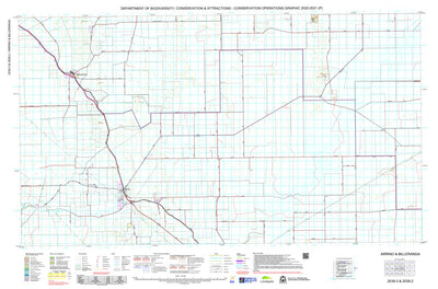 Western Australia Department of Biodiversity, Conservation and Attractions (DBCA) COG Series Map 2039-23: Arrino and Billeranga digital map