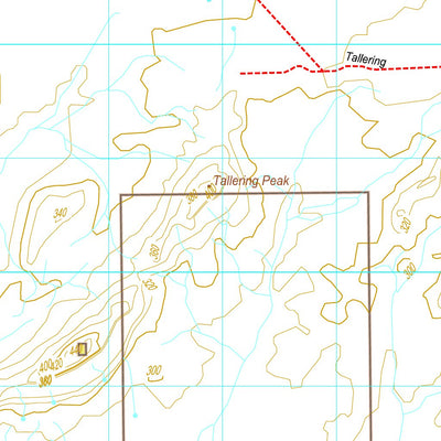 Western Australia Department of Biodiversity, Conservation and Attractions (DBCA) COG Series Map 2041-14: Tallering and Bedinga digital map