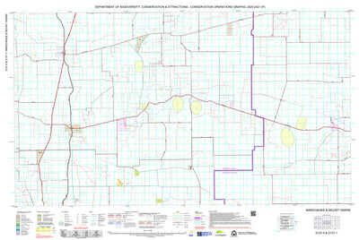 Western Australia Department of Biodiversity, Conservation and Attractions (DBCA) COG Series Map 2137-14: Marchagee and MountHawke digital map