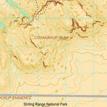 Western Australia Department of Biodiversity, Conservation and Attractions (DBCA) COG Series Map 2529-23: Chester Pass and Ellen Peak digital map