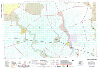 Western Australia Department of Biodiversity, Conservation and Attractions (DBCA) COG Series Map 3030-14: Oldfield and Munglinup digital map