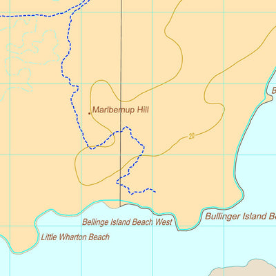 Western Australia Department of Biodiversity, Conservation and Attractions (DBCA) COG Series Map 3630-23: Pasley and Malcolm digital map