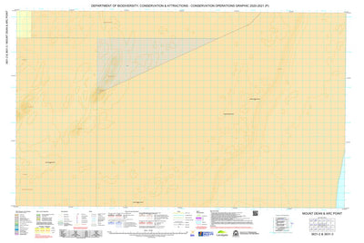 Western Australia Department of Biodiversity, Conservation and Attractions (DBCA) COG Series Map 3631-23: Mount Dean and Ark Point digital map