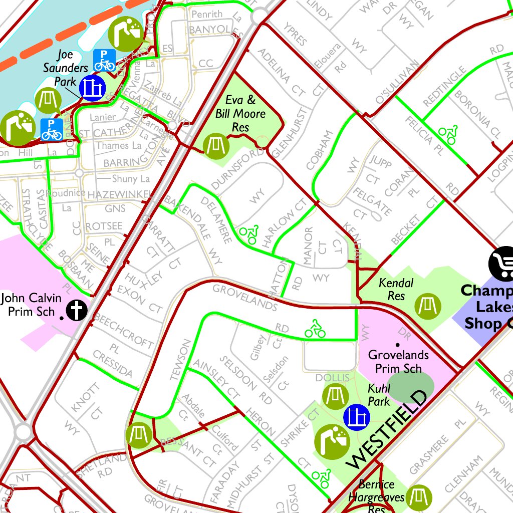 City of Armadale - Walk, wheel, ride. Map by Western Australia ...