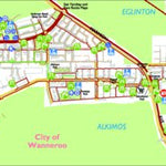 Western Australia Department of Transport City of Wanneroo - Alkimos Walking Cycling digital map