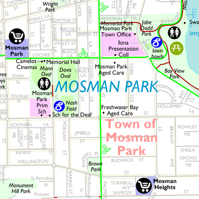 Fremantle Traffic Bridge Closure - North map - Walk, wheel, ride. Preview 2