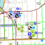 Fremantle Traffic Bridge Closure - South map - Walk, wheel, ride. Preview 2