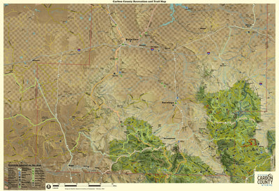 Western Expanse Inventory & Cartography Carbon County Summer Sports South digital map